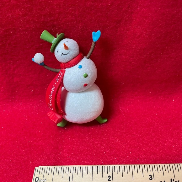Let It Snow! Snowman Hallmark Ornament - Picture 2 of 5